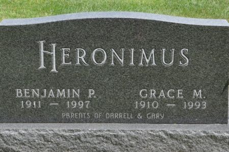 HERONIMUS, BENJAMIN P. - Grundy County, Iowa | BENJAMIN P. HERONIMUS 