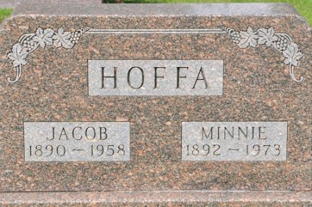 HOFFA, MINNIE - Grundy County, Iowa | MINNIE HOFFA 