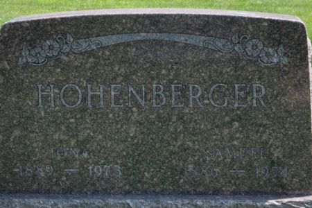 HOHENBERGER, SAMUEL - Grundy County, Iowa | SAMUEL HOHENBERGER 