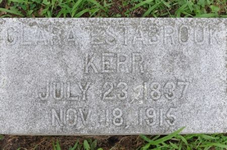 KERR, CLARA (ESTABROOK) - Grundy County, Iowa | CLARA (ESTABROOK) KERR 