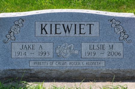 KIEWIET, ELSIE M. - Grundy County, Iowa | ELSIE M. KIEWIET 