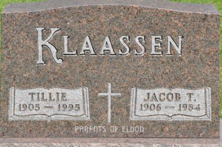 KLAASSEN, JACOB T. - Grundy County, Iowa | JACOB T. KLAASSEN 