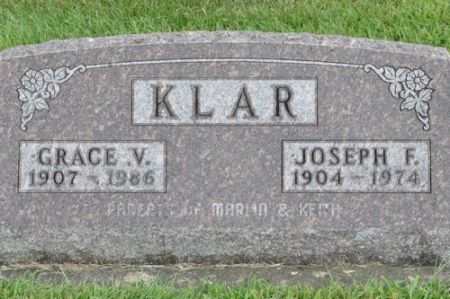 KLAR, GRACE V. - Grundy County, Iowa | GRACE V. KLAR 