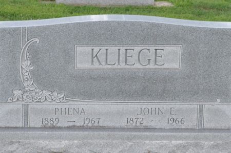 KLIEGE, PHENA - Grundy County, Iowa | PHENA KLIEGE 