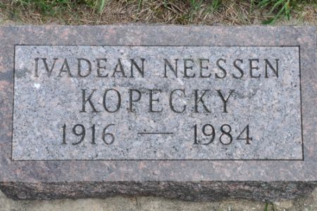 KOPECKY, IVADEAN (NEESSEN) - Grundy County, Iowa | IVADEAN (NEESSEN) KOPECKY 