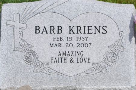 KRIENS, BARB - Grundy County, Iowa | BARB KRIENS 