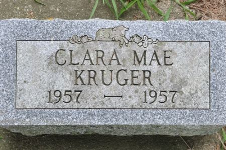 KRUGER, CLARA MAE - Grundy County, Iowa | CLARA MAE KRUGER 