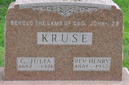 KRUSE, C. JULIA - Grundy County, Iowa | C. JULIA KRUSE 