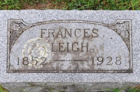 LEIGH, FRANCES - Grundy County, Iowa | FRANCES LEIGH 