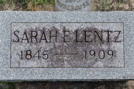 LENTZ, SARAH E. - Grundy County, Iowa | SARAH E. LENTZ 