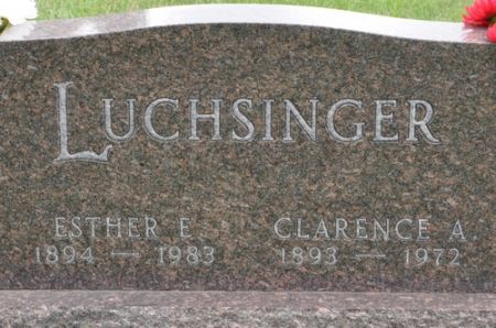 LUCHSINGER, ESTHER E. - Grundy County, Iowa | ESTHER E. LUCHSINGER 