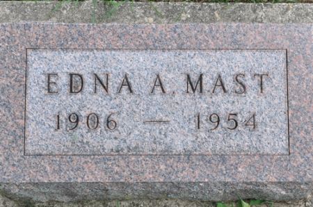 MAST, EDNA A. - Grundy County, Iowa | EDNA A. MAST 