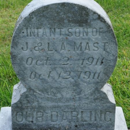 MAST, INFANT SON OF J. & L. A. - Grundy County, Iowa | INFANT SON OF J. & L. A. MAST 