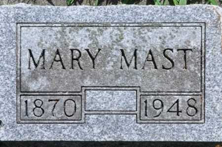 MAST, MARY - Grundy County, Iowa | MARY MAST 