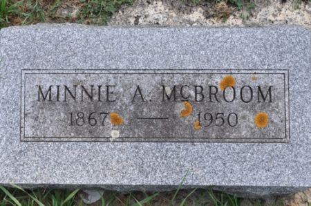 MCBROOM, MINNIE A. - Grundy County, Iowa | MINNIE A. MCBROOM 