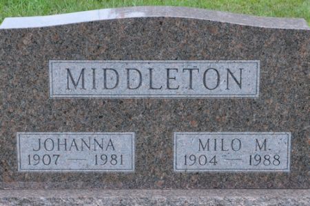 MIDDLETON, JOHANNA - Grundy County, Iowa | JOHANNA MIDDLETON 