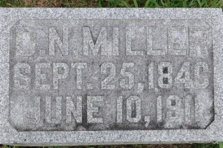 MILLER, D. N. - Grundy County, Iowa | D. N. MILLER 