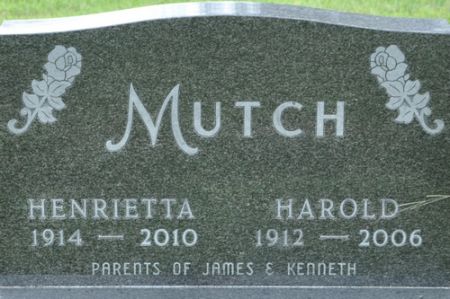 MUTCH, HENRIETTA - Grundy County, Iowa | HENRIETTA MUTCH 