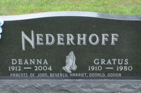 NEDERHOFF, GRATUS - Grundy County, Iowa | GRATUS NEDERHOFF 