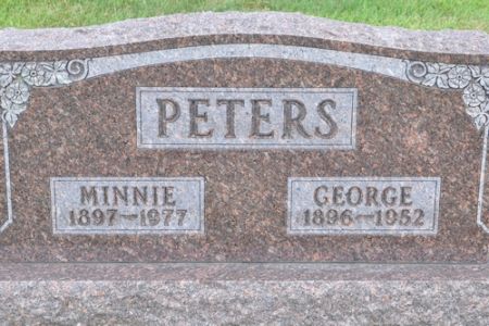 PETERS, MINNIE - Grundy County, Iowa | MINNIE PETERS 