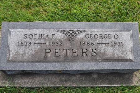 PETERS, SOPHIA F. - Grundy County, Iowa | SOPHIA F. PETERS 