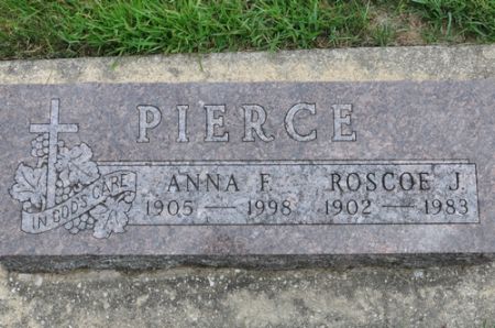 PIERCE, ANNA F. - Grundy County, Iowa | ANNA F. PIERCE 
