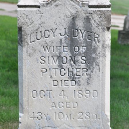 PITCHER, LUCY J. (DYER) - Grundy County, Iowa | LUCY J. (DYER) PITCHER 