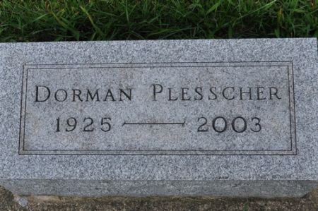 PLESSCHER, DORMAN - Grundy County, Iowa | DORMAN PLESSCHER 
