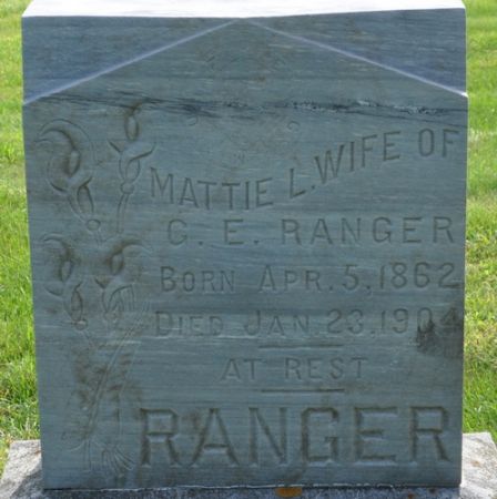 RANGER, MATTIE L. - Grundy County, Iowa | MATTIE L. RANGER 