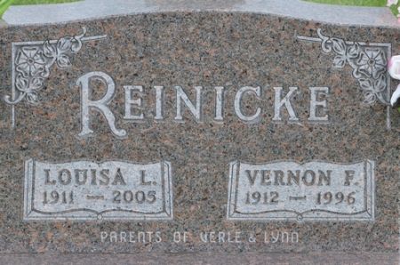 REINICKE, VERNON F. - Grundy County, Iowa | VERNON F. REINICKE 