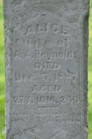 REYNOLDS, ALICE - Grundy County, Iowa | ALICE REYNOLDS 