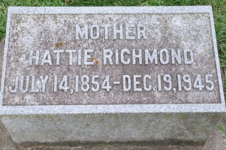 RICHMOND, HATTIE - Grundy County, Iowa | HATTIE RICHMOND 