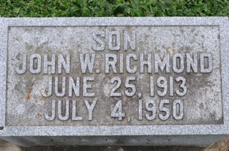 RICHMOND, JOHN W. - Grundy County, Iowa | JOHN W. RICHMOND 