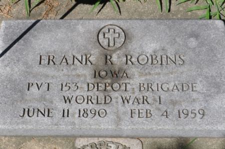 ROBINS, FRANK R. - Grundy County, Iowa | FRANK R. ROBINS 