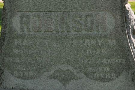 ROBINSON, PERRY M. - Grundy County, Iowa | PERRY M. ROBINSON 