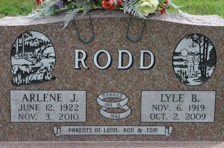 RODD, ARLENE J. - Grundy County, Iowa | ARLENE J. RODD 