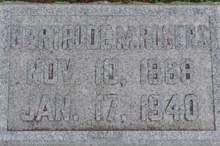 ROGERS, GERTRUDE M. - Grundy County, Iowa | GERTRUDE M. ROGERS 