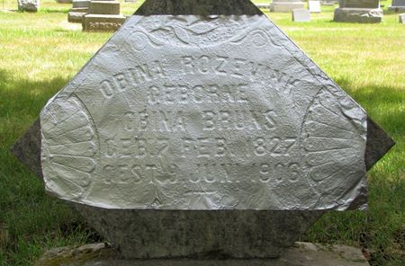 ROZEVINK, OBINA (BRUNS) - Grundy County, Iowa | OBINA (BRUNS) ROZEVINK 