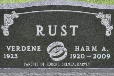 RUST, HARM A. - Grundy County, Iowa | HARM A. RUST 