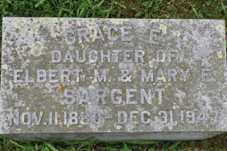 SARGENT, GRACE E. - Grundy County, Iowa | GRACE E. SARGENT 