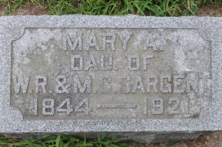 SARGENT, MARY A. - Grundy County, Iowa | MARY A. SARGENT 