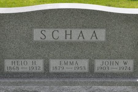 SCHAA, EMMA - Grundy County, Iowa | EMMA SCHAA 