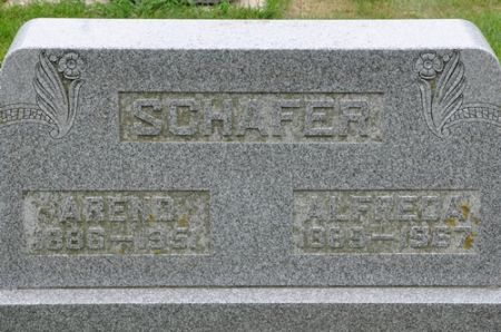 SCHAFER, AREND - Grundy County, Iowa | AREND SCHAFER 
