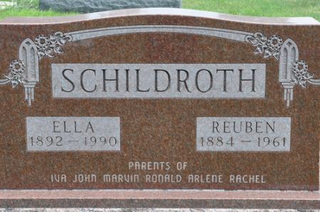 SCHILDROTH, REUBEN - Grundy County, Iowa | REUBEN SCHILDROTH 