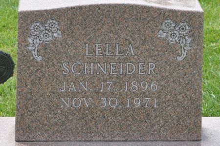 SCHNEIDER, LELLA - Grundy County, Iowa | LELLA SCHNEIDER 