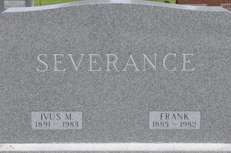 SEVERANCE, FRANK - Grundy County, Iowa | FRANK SEVERANCE 