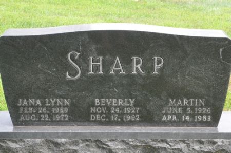 SHARP, MARTIN - Grundy County, Iowa | MARTIN SHARP 