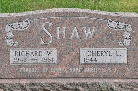 SHAW, RICHARD W. - Grundy County, Iowa | RICHARD W. SHAW 