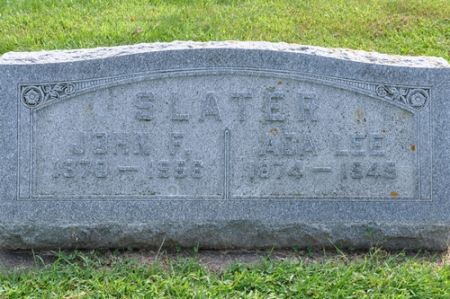 SLATER, JOHN F. - Grundy County, Iowa | JOHN F. SLATER 