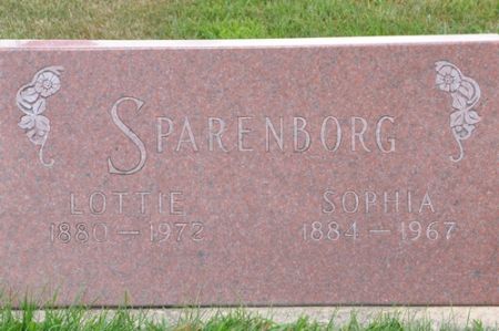SPARENBORG, LOTTIE - Grundy County, Iowa | LOTTIE SPARENBORG 